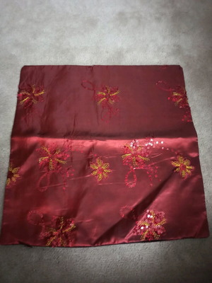 Pillow cases used (4 pcs) with embroidery and sequins