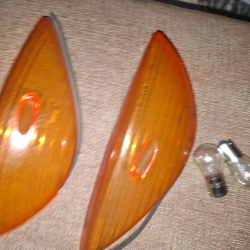 CBF 600 and Varadero 1000 turn signal lens set used, orange