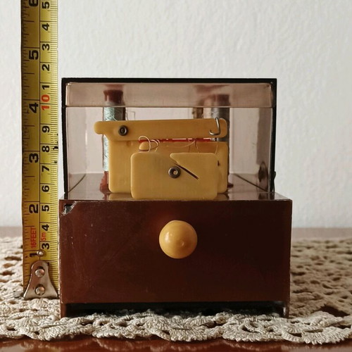 Vintage sewing box used, rare from 1950
