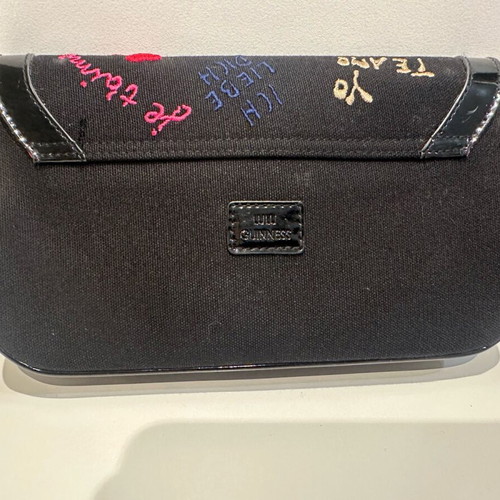 Lulu Guinness vintage shoulder bag black, like new