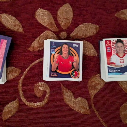 Topps Women’s Euro 2025 stickers new, pack of 5