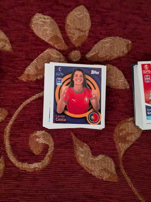Topps Women’s Euro 2025 stickers new, pack of 5
