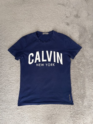 Calvin Klein Jeans Mens Blue Tibokoy Slim T-Shirt M like new