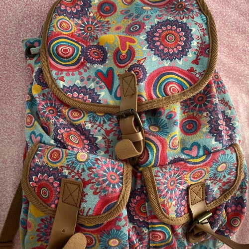 Backpack bag like new, multicolor
