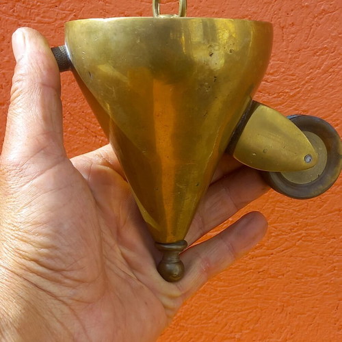 Brass weight with pulley used
