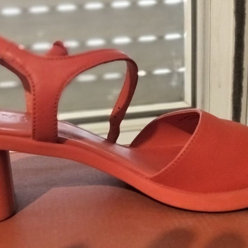 Camper Meda red leather women's sandals like new, size 38