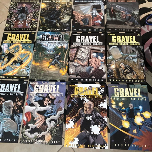 Gravel set of 22 comics new, Warren Ellis, Avatar Comics, 2007