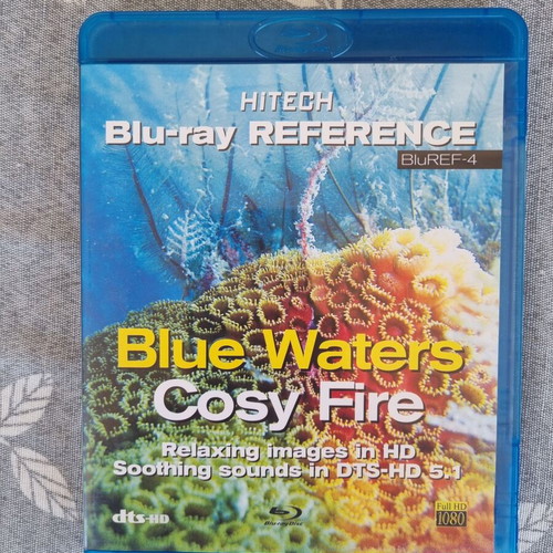 Blue Waters - Cosy Fire Blu-ray like new, ambient documentary