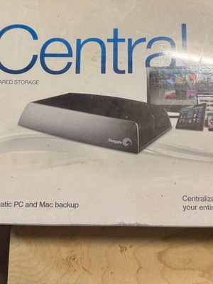 Seagate Central 3TB NAS Hard Drive sealed, new