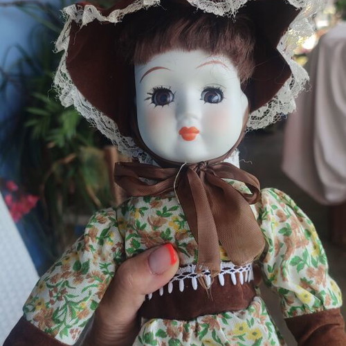 Vintage porcelain doll