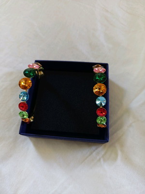Earrings with rhinestones like new