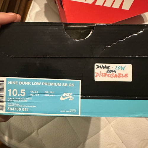 Nike Dunk Low Disposable like new, limited edition, size 44.5
