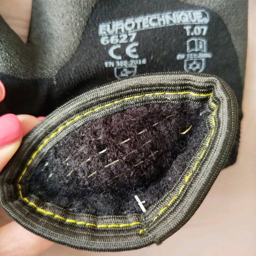 Eurotechnique 6627 work gloves new, size 7