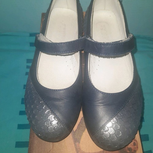 Ballerina shoes size 31 like new, genuine leather, blue