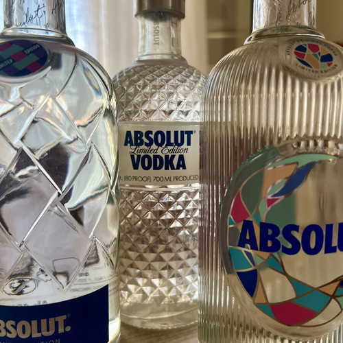 Absolut Vodka Limited Edition Collection of 20 Sealed Bottles