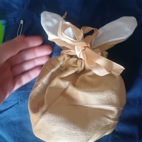 Easter bunny pouches new, set of 4 pieces