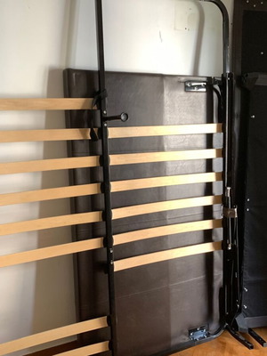 Double metal bed used, length 2m, width 1.5m