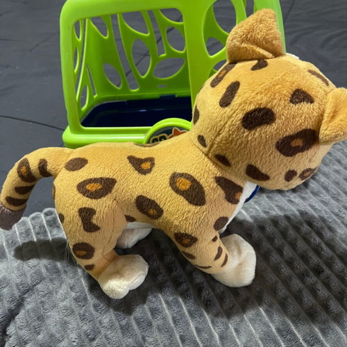 Diego toy like new with plush animal and Dora Explorer carrying case