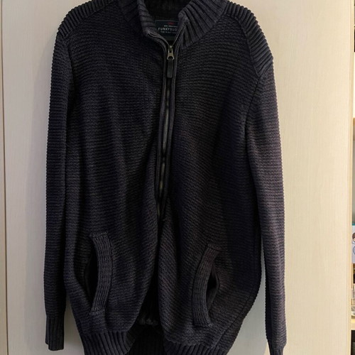 Funky Buddha cardigan black and gray like new, size L