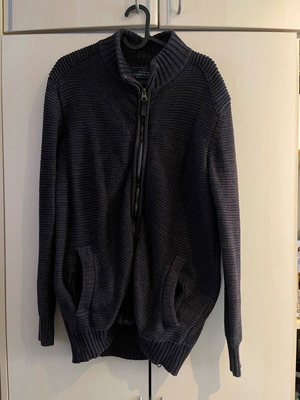 Funky Buddha cardigan black and gray like new, size L