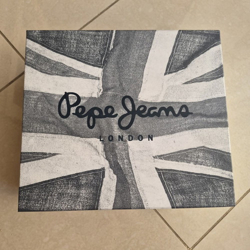 Pepe Jeans London platform espadrilles size 39 used, pacific blue floral