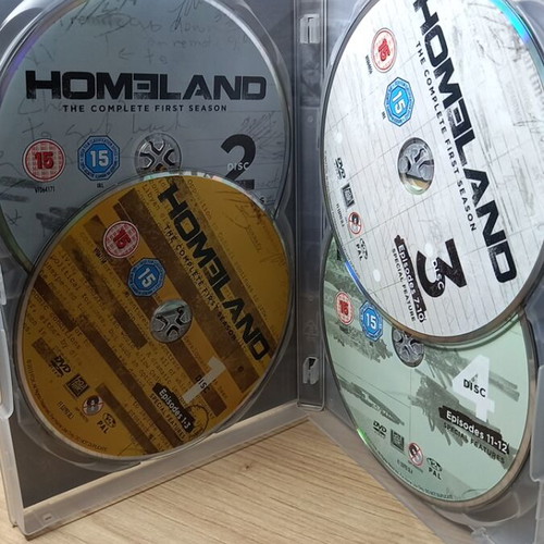 Homeland complete seasons 1-3 DVD with English subtitles