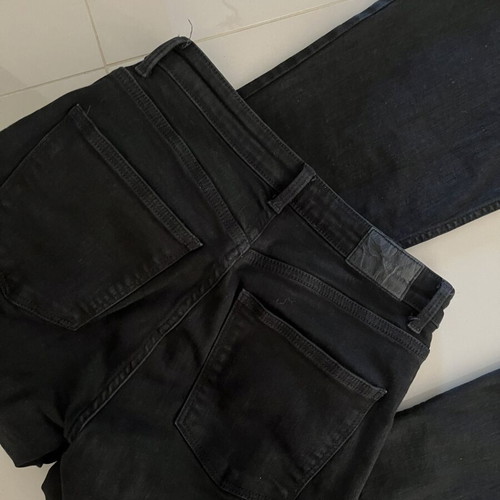 Stradivarius black medium flare jeans used