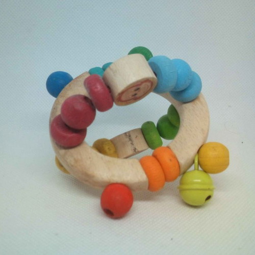 Rainbow Rattle used baby toy