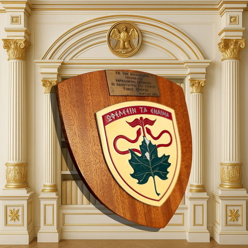 Military Plaque used, Army Health Corps Award 1983