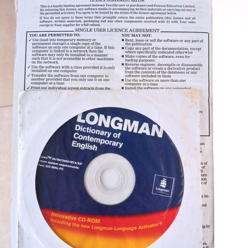 Longman English Dictionary used with CD