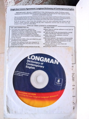Longman English Dictionary used with CD
