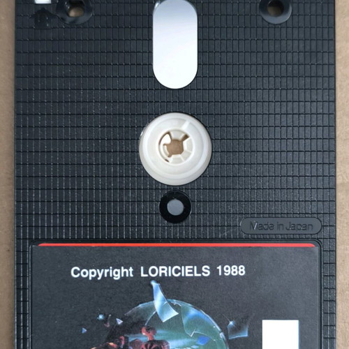 Space Racer (Loriciels) Amstrad Disk used