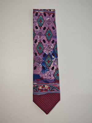 Vintage μεταξωτή γραβάτα Prince Oliver Collection, Made in Italy, σαν καινούργιο