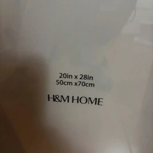 H&M Home photo frame set new, 1x 50x70 cm and 2x 30x40 cm