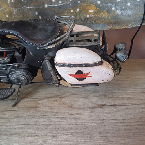 Decorative vintage motorcycle used 45cm, handmade metal