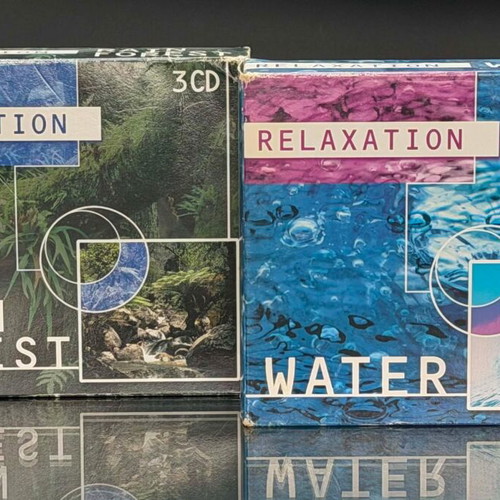 Relaxation music and sounds with rain and sea on 6 CDs like new