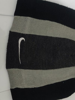 Nike beanie hat, black and grey