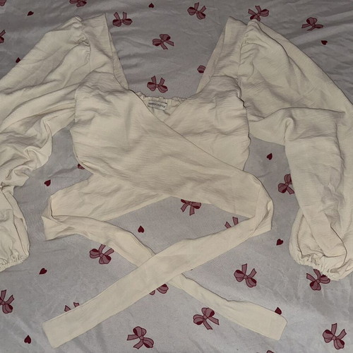 Mindyourstyle Multiway Wrap Top beige, like new, size M