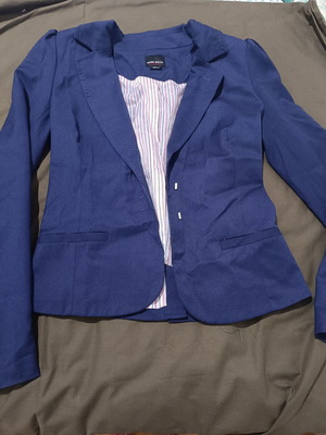 Miss Sixty women's blue suit set like new, jacket and trousers size S