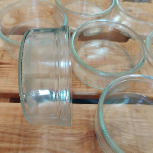 Small glass bowls used for various purposes