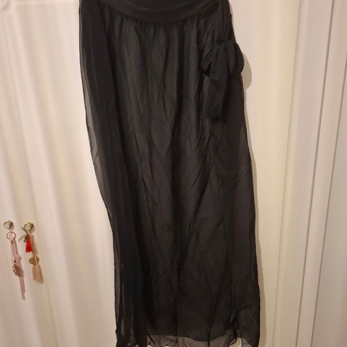 Shein Curve 4XL Black Muslin Beach Pareo new with tag