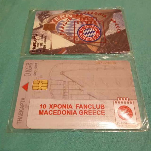 Bayern Munich cards new, set of 2 sealed