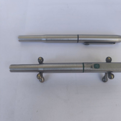 Parker 25 set rollerball made in England, used, stainless steel