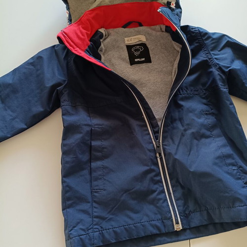 H&M Boys' Windbreaker Jacket like new, navy blue, size EUR 104