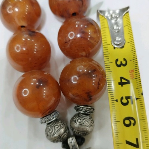 Vintage Turkish Worry Beads made of ambroid amber like new