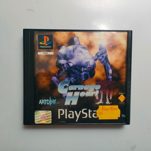 Carnage Heart PS1 game used, fully functional