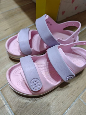 Crocs сандали употребявани, номер 34-35 за момичета