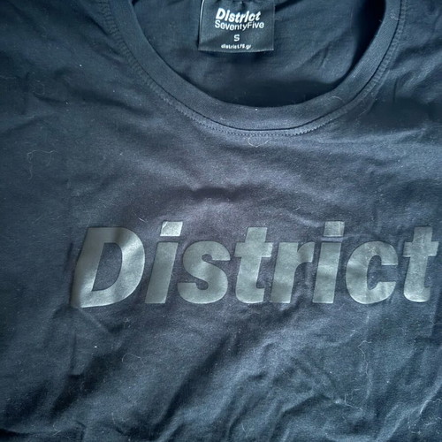 District set like new, black, elastic leggings M, loose T-shirt S