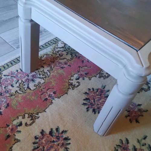 Wooden solid coffee table used