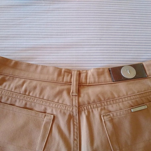 Trussardi Jeans women's long cotton pants like new, camel color, size XL